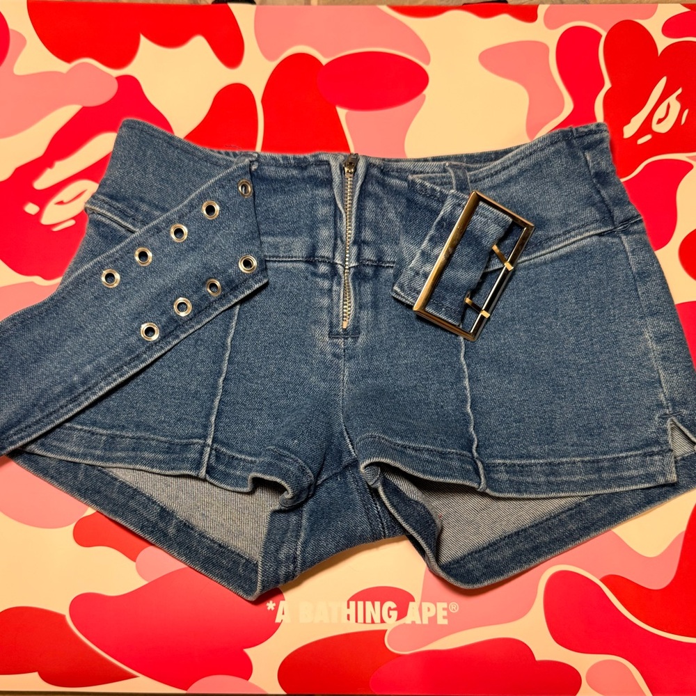 Blue Denim Women's Shorts